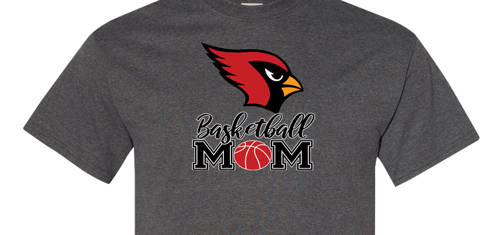 Cardinal Basketball Mom Long Sleeve T-Shirt