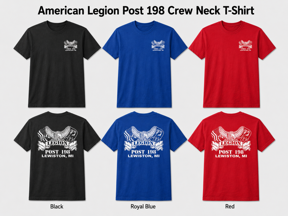 American Legion Post 198 Crew Neck T-Shirt – Classic Legion