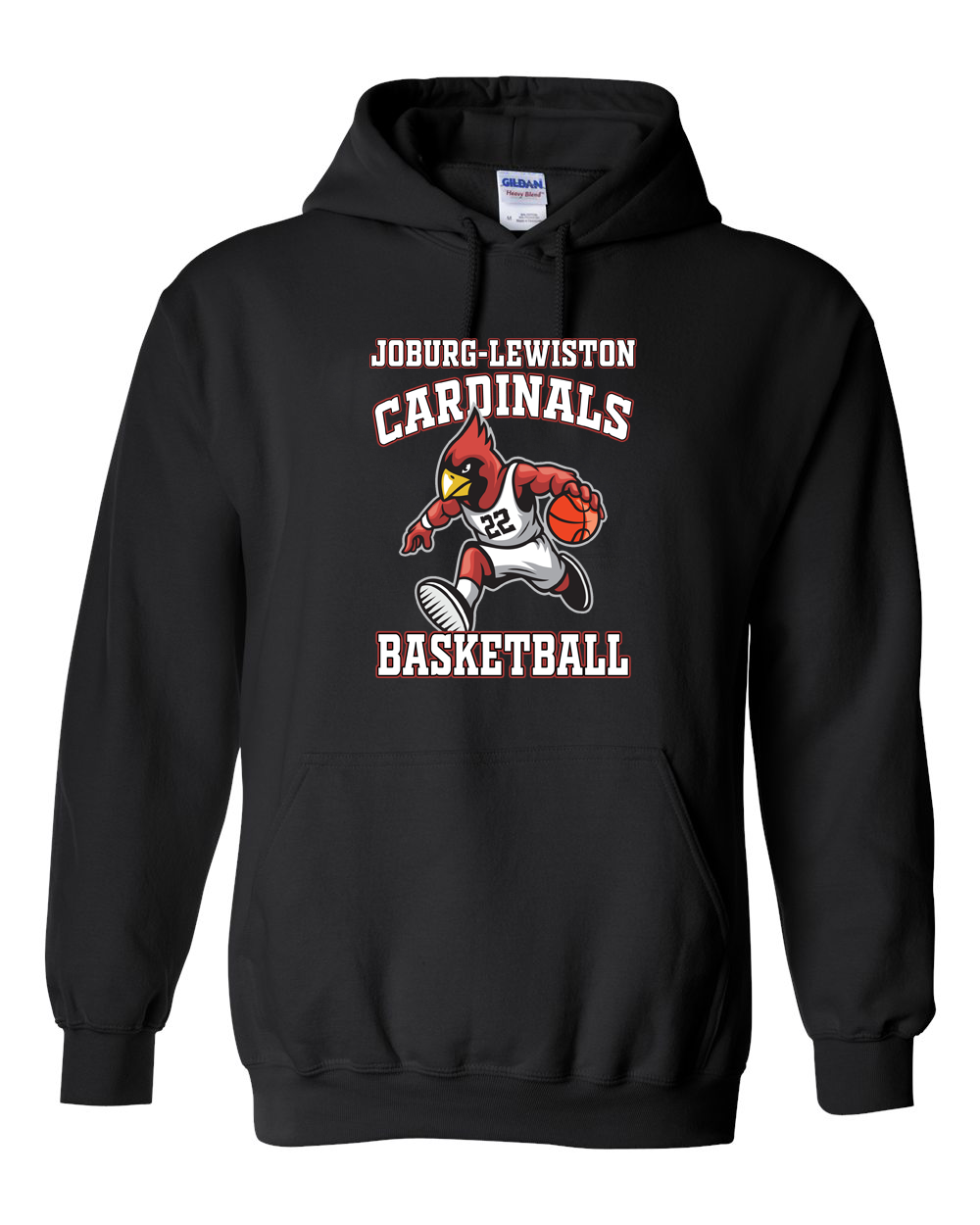 Cardinal Basketball Hoodie