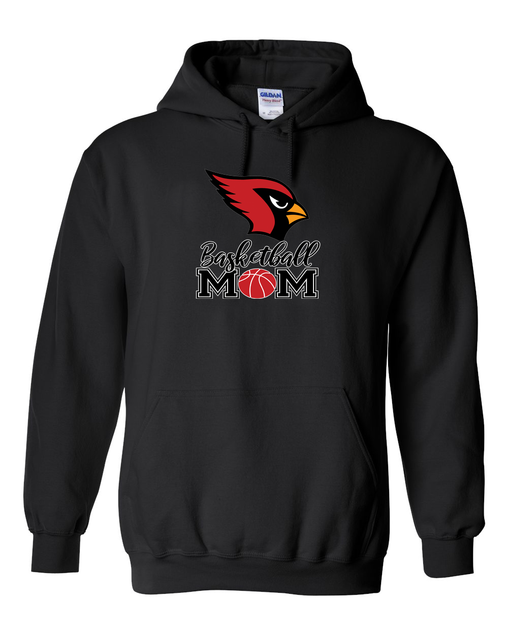 Cardinal Basketball Mom Hoodie