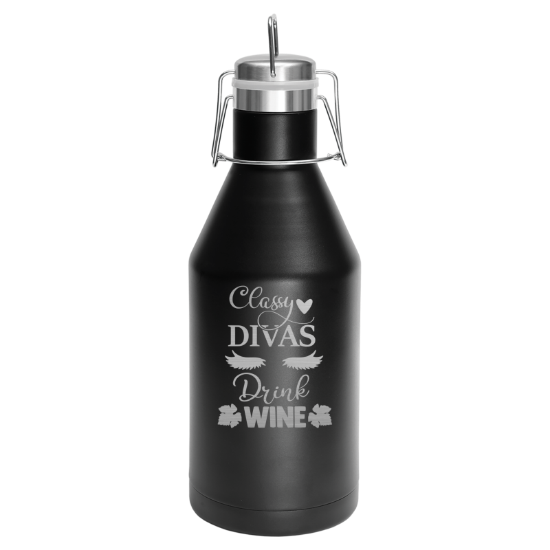 Classy divas drink wine.