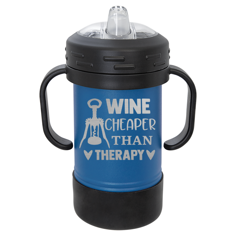 Wine cheaper than therapy.