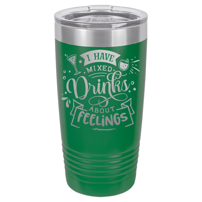 I have mixed drinks about feelings.