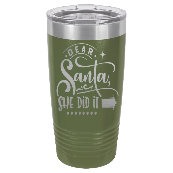 Dear Santa she did it.