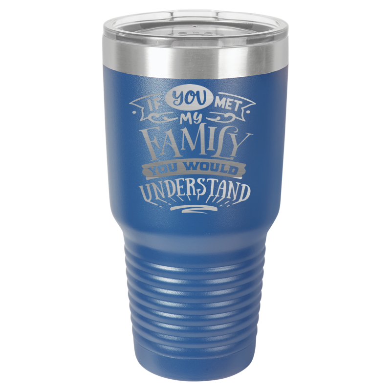 If you met my family you would understand.