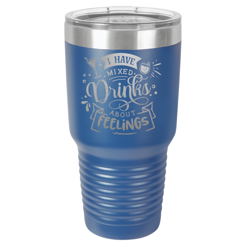 I have mixed drinks about feelings.
