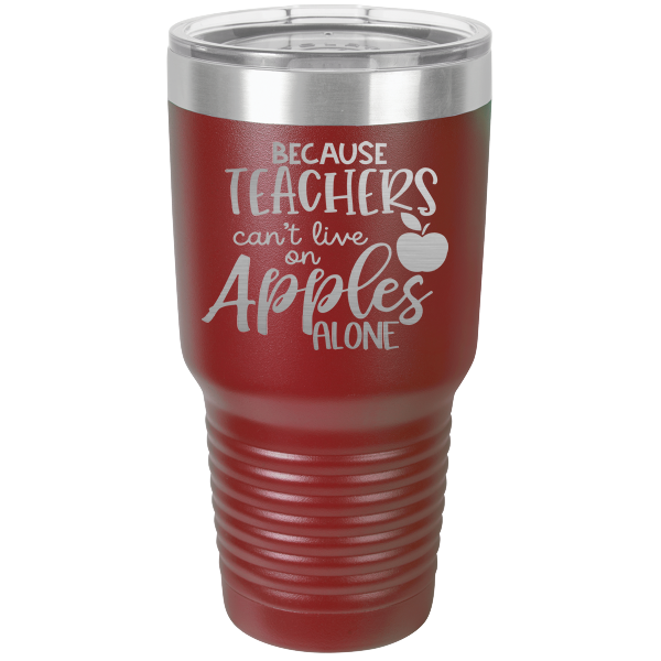 Because teachers can't live on apples alone.