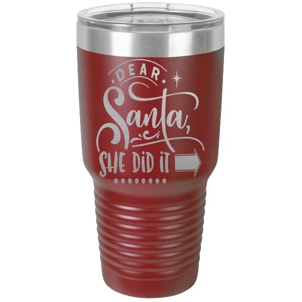 Dear Santa she did it.