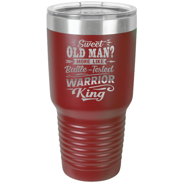 Sweet old man ? More like battle-tested warrior king.