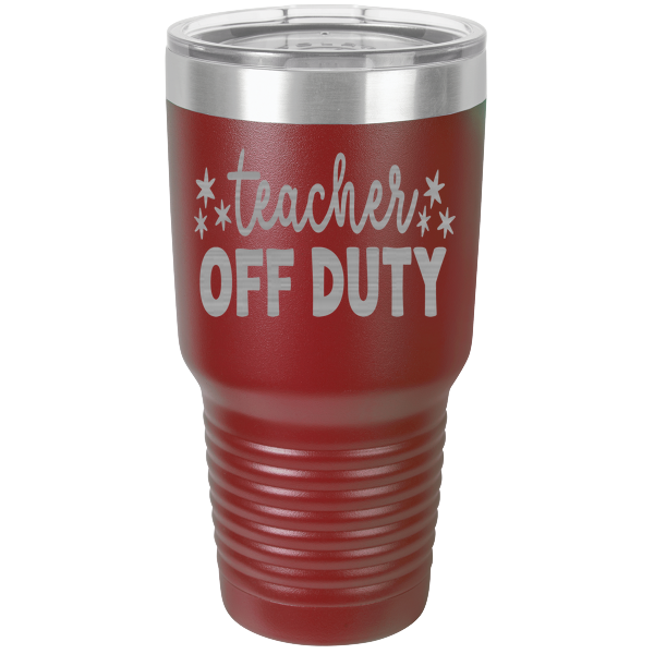 Teacher off duty.