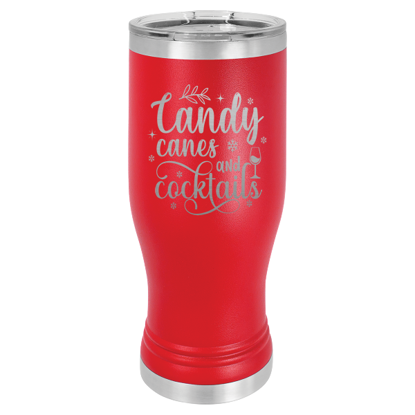 Candy canes and cocktails.