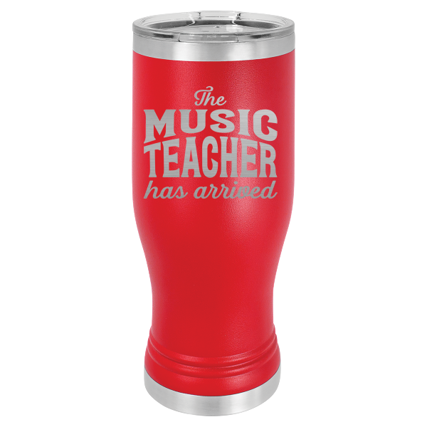 The music teacher has arrived.