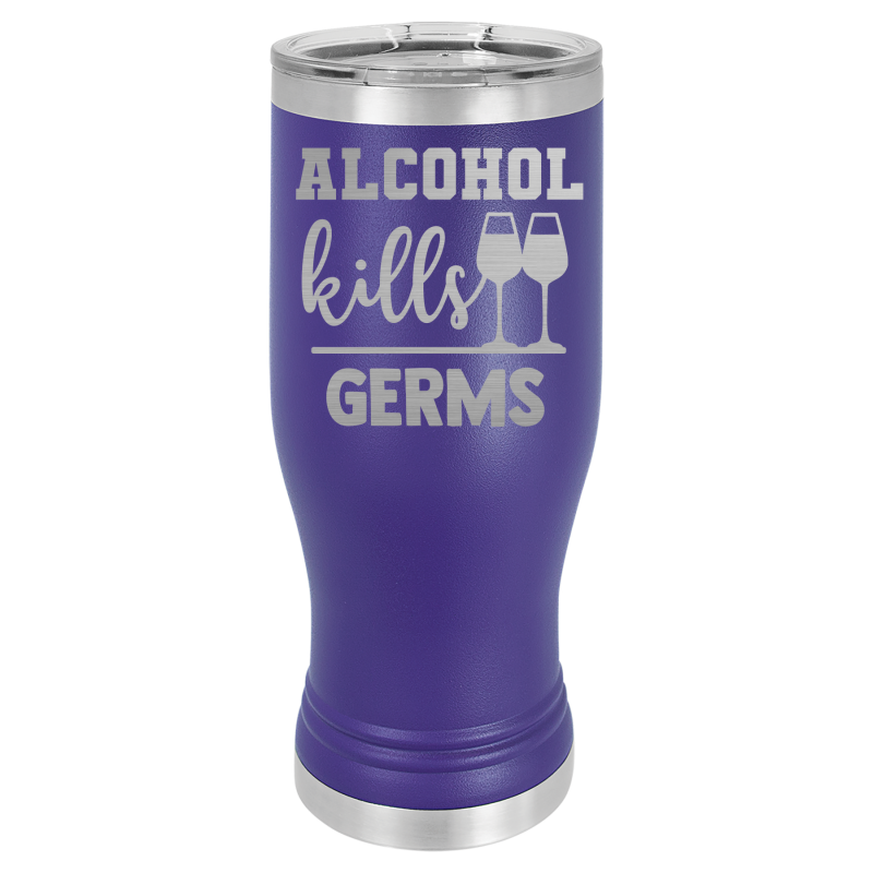 Alcohol kills germs.