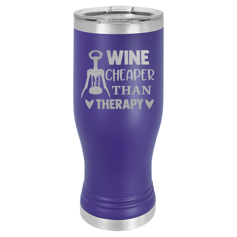 Wine cheaper than therapy.