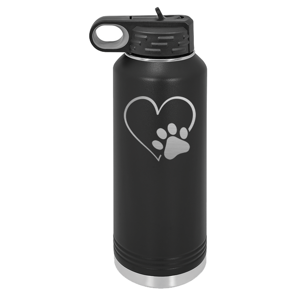 Heart, paw.