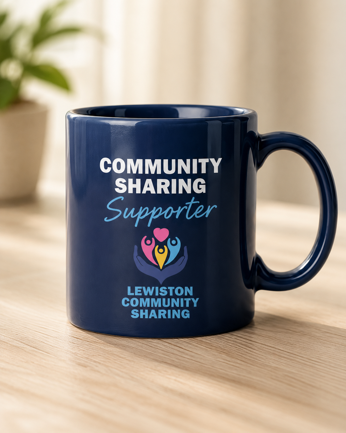 Community Sharing Supporter Navy Mug