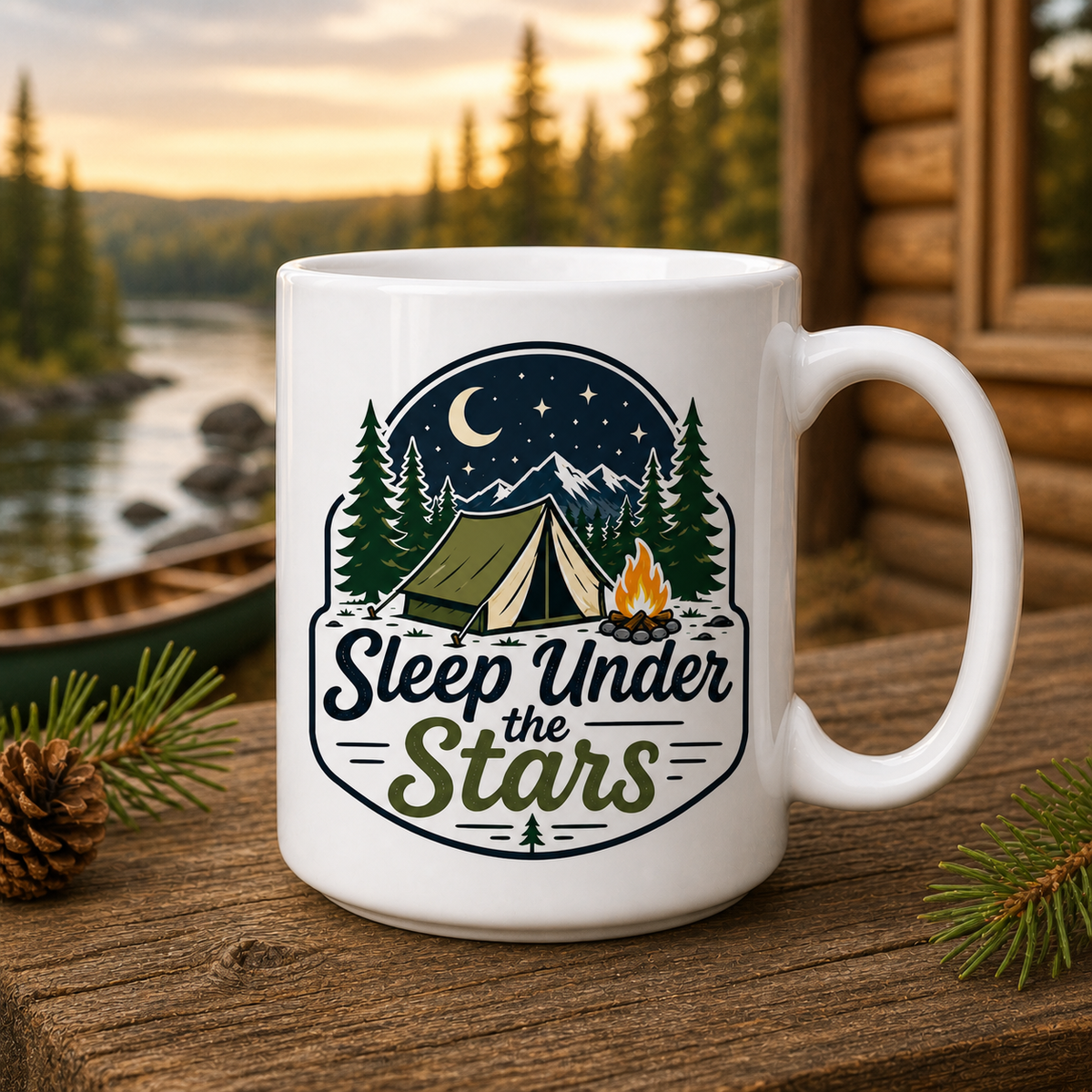 Sleep Under the Stars 15oz White Coffee Mug