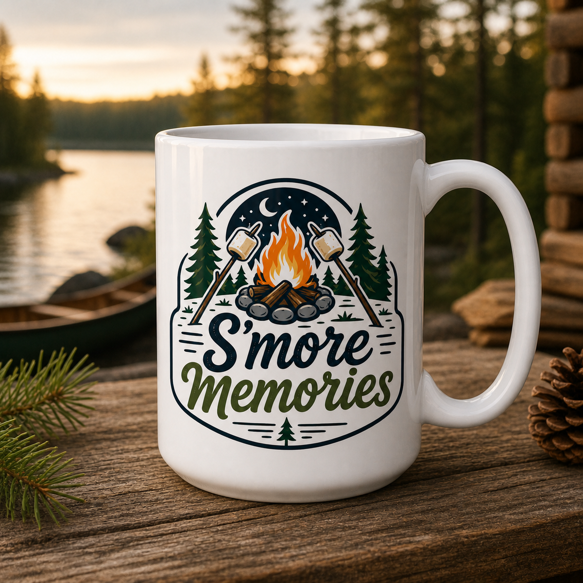 S'more Memories 15oz White Coffee Mug