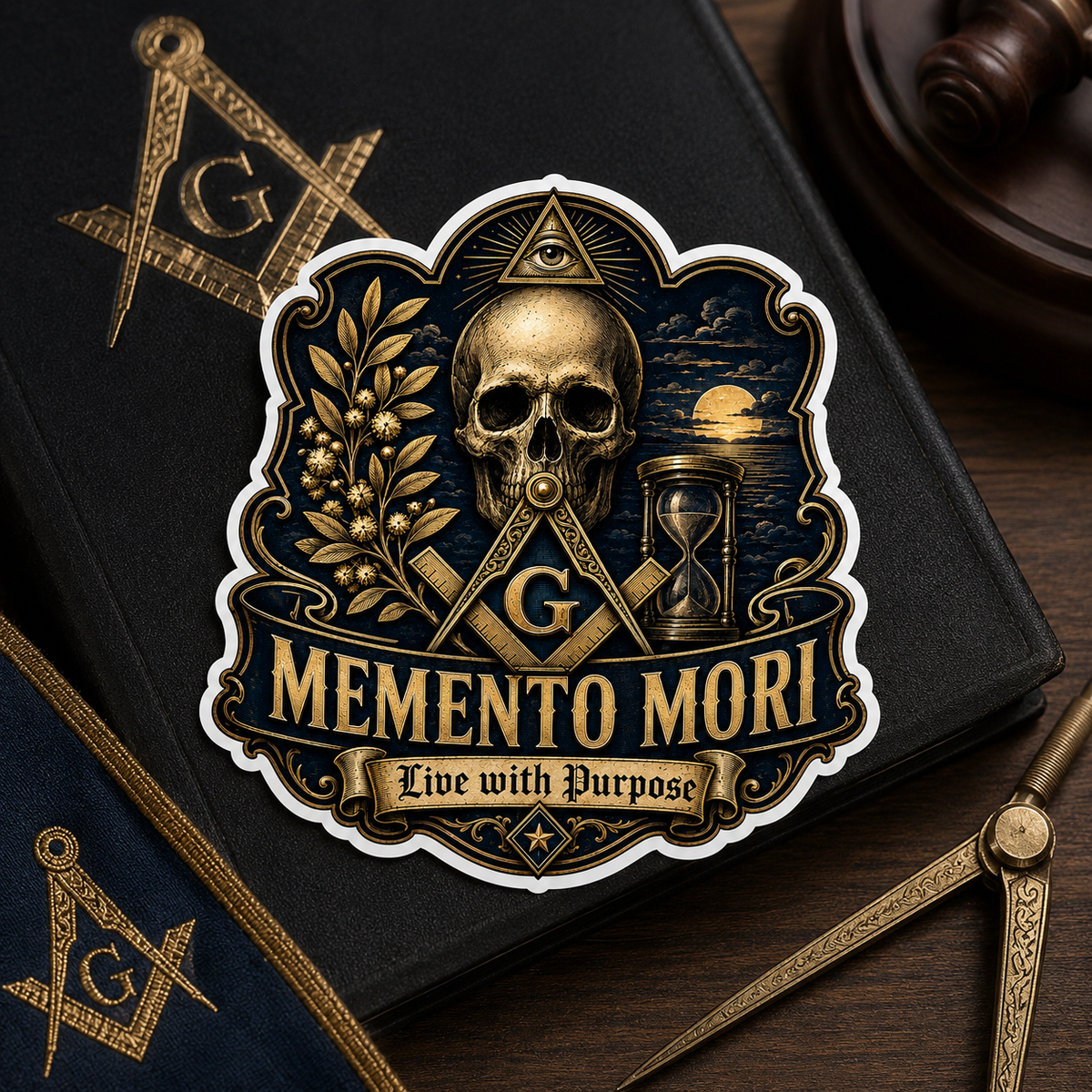 Memento Mori Masonic Design