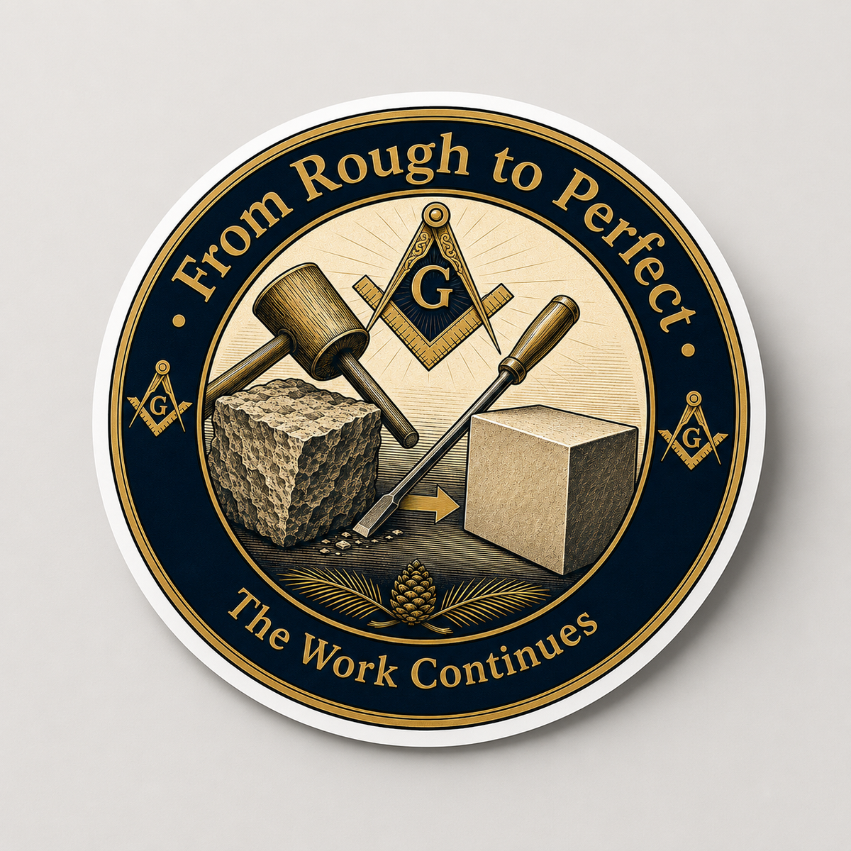 From Rough to Perfect Masonic Design