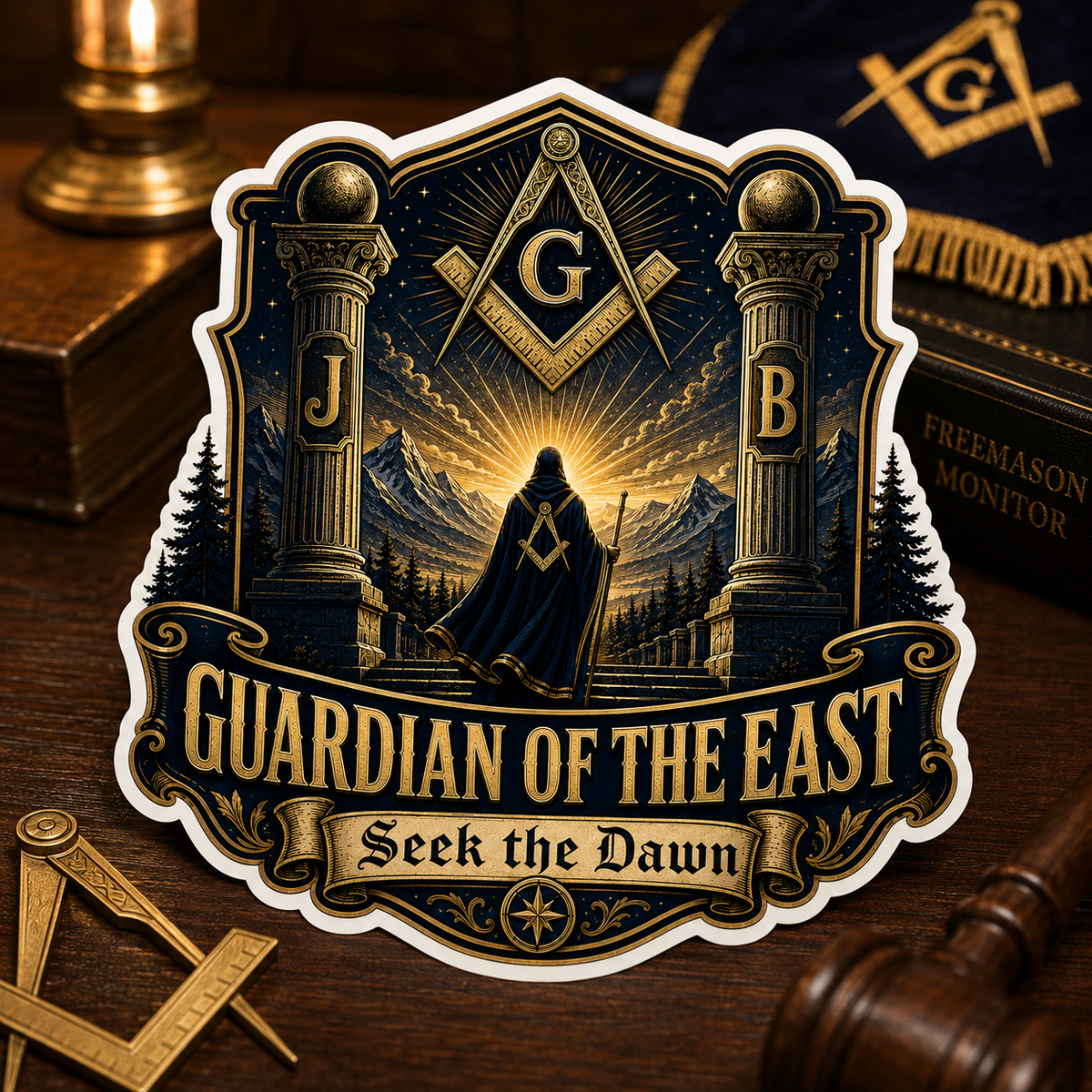 Guardian of the East Masonic Design
