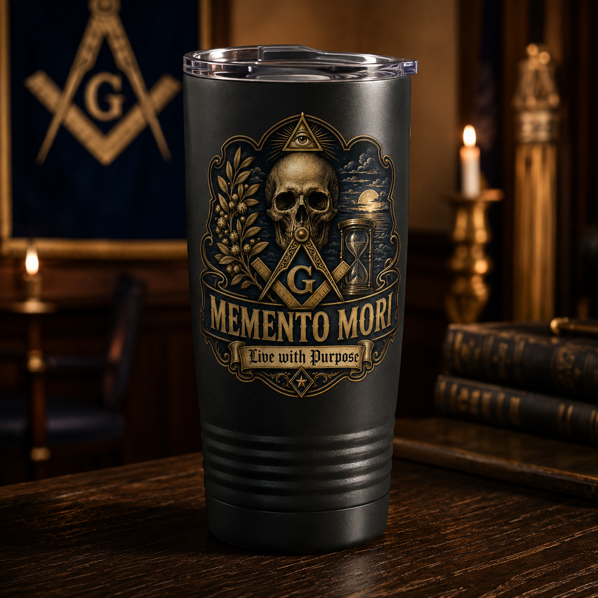 Memento Mori 20 oz Polar Camel Tumbler