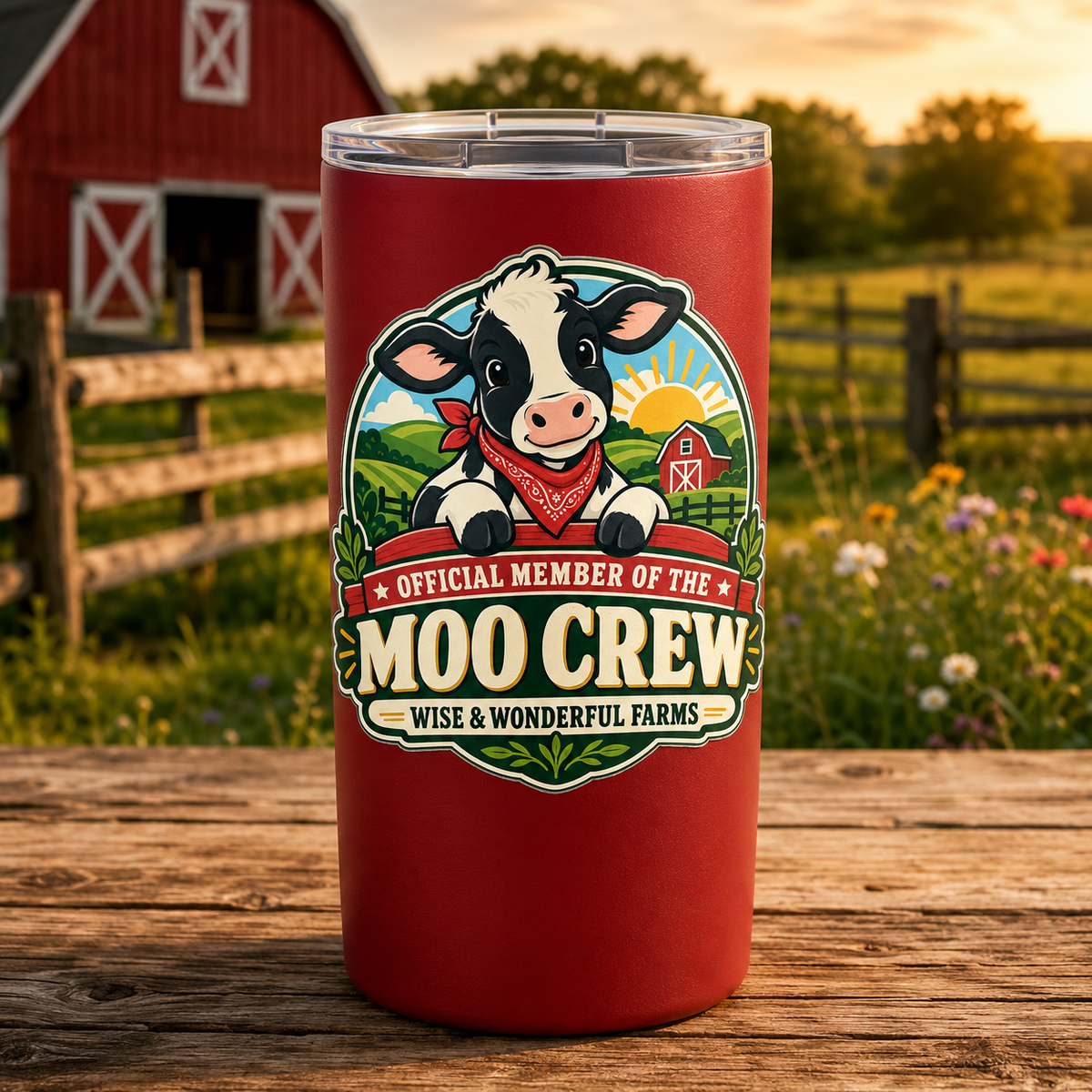 Official Moo Crew 20 oz Tumbler