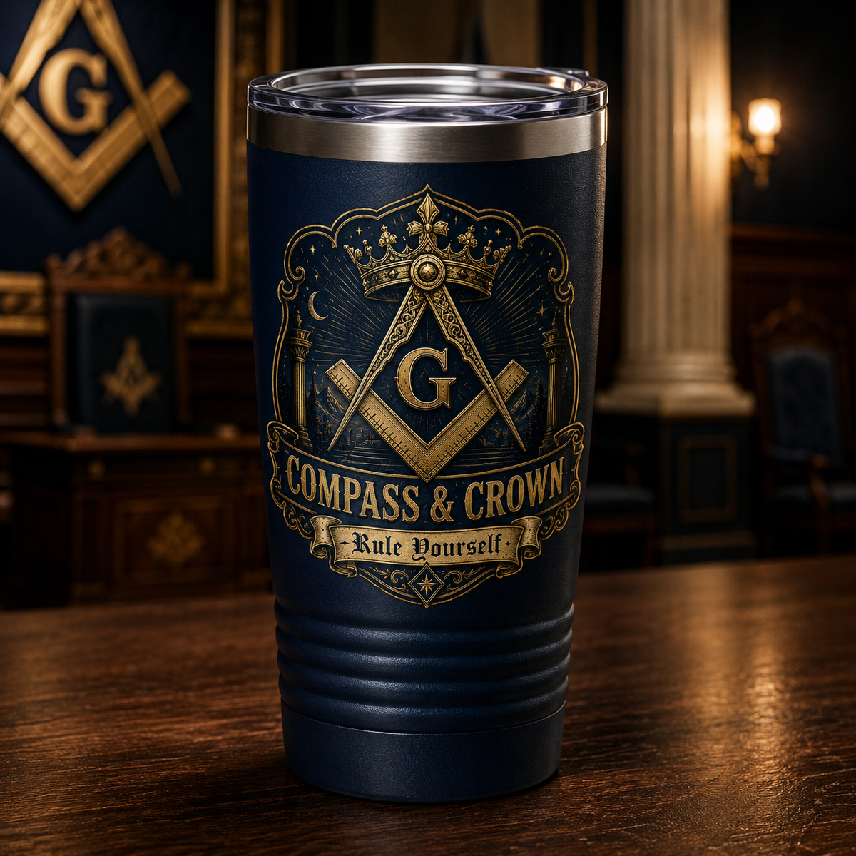 Compass Crown 20 oz Polar Camel Tumbler