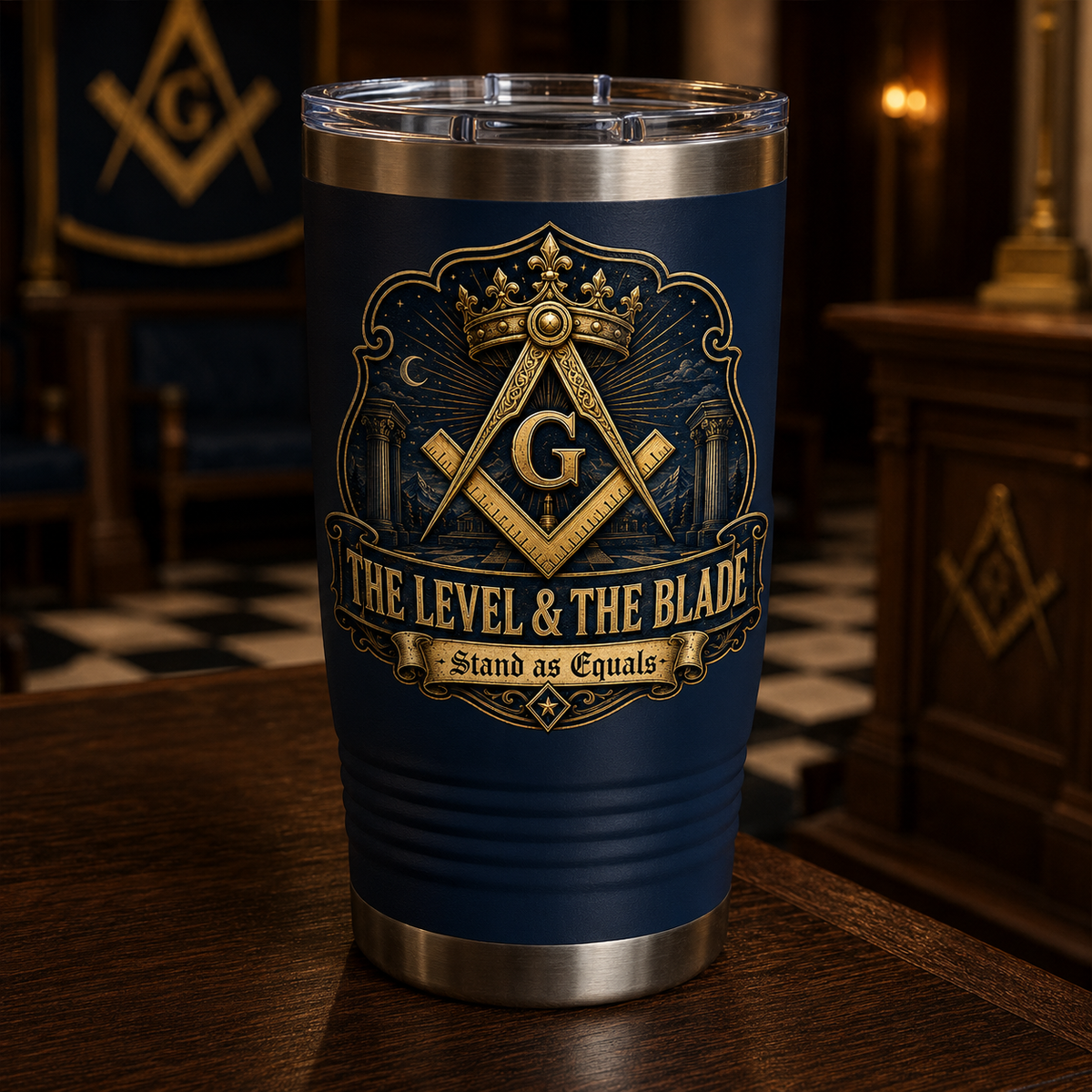 The Level and the Blade 20 oz Polar Camel Tumbler