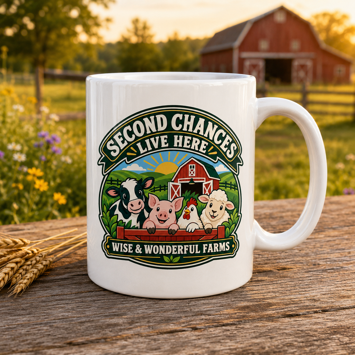 Second Chances Live Here 15 oz Coffee Mug