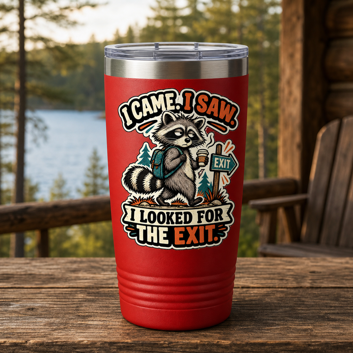 I Looked for the Exit 20oz Polar Camel Tumbler in Red