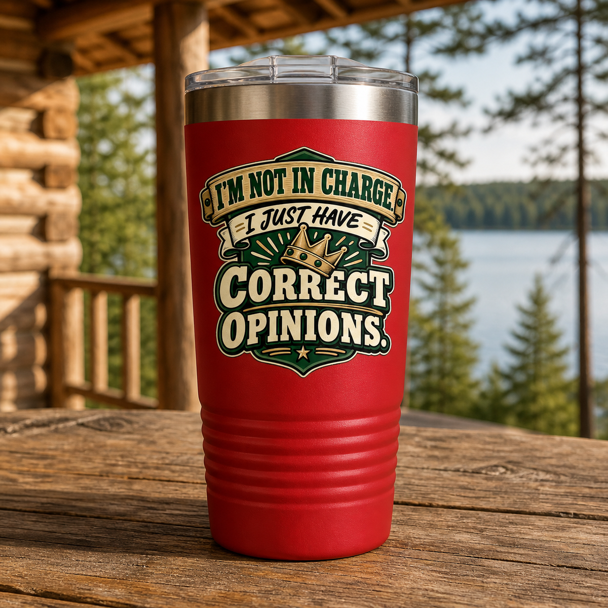 Correct Opinions 20oz Polar Camel Tumbler in Red