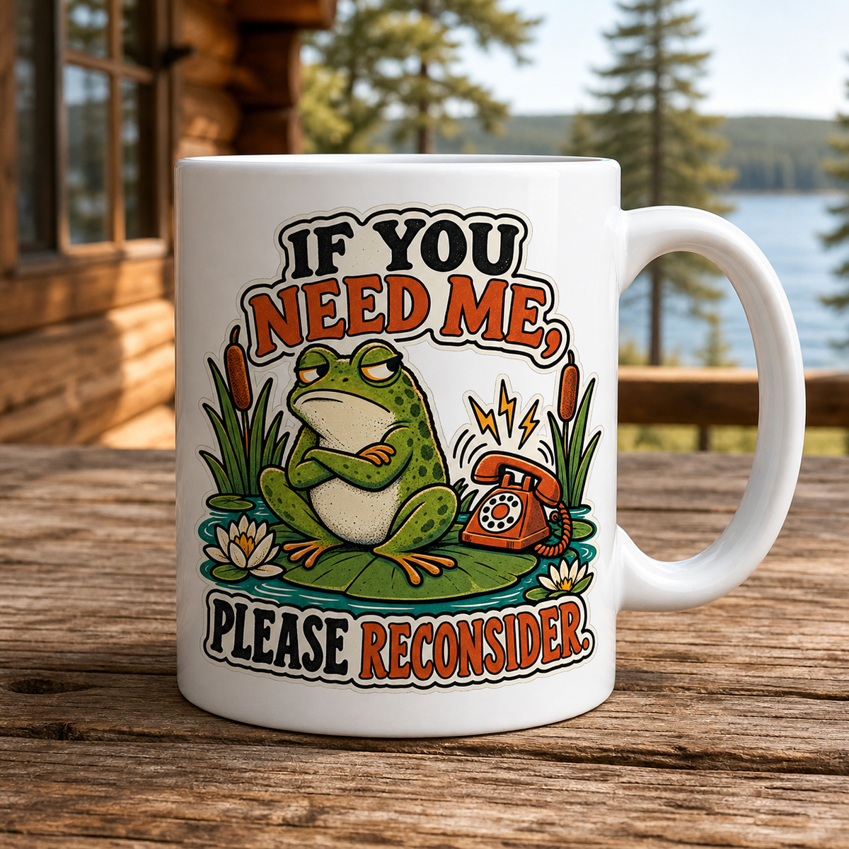 If You Need Me Please Reconsider 15oz White Coffee Mug