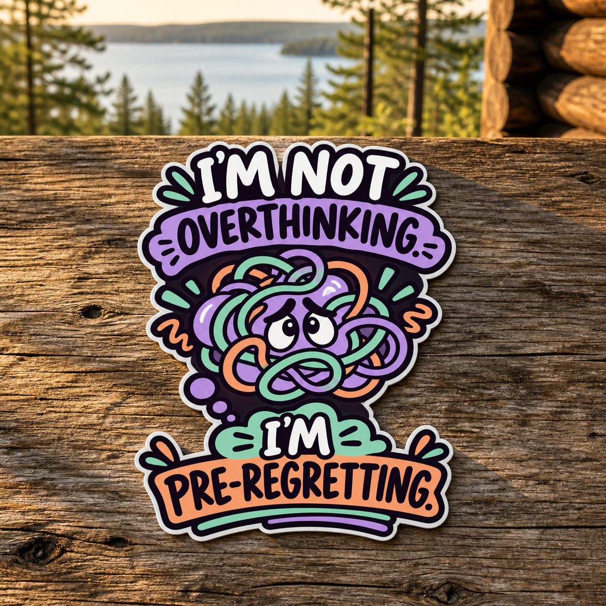 I'm Pre-Regretting Die-Cut Sticker
