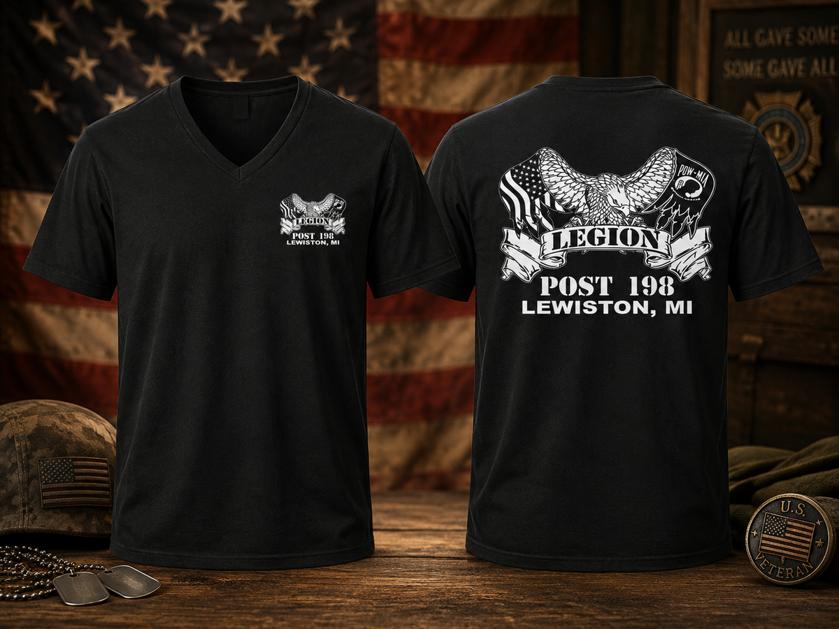 American Legion Post 198 V-Neck T-Shirt – Classic Legion