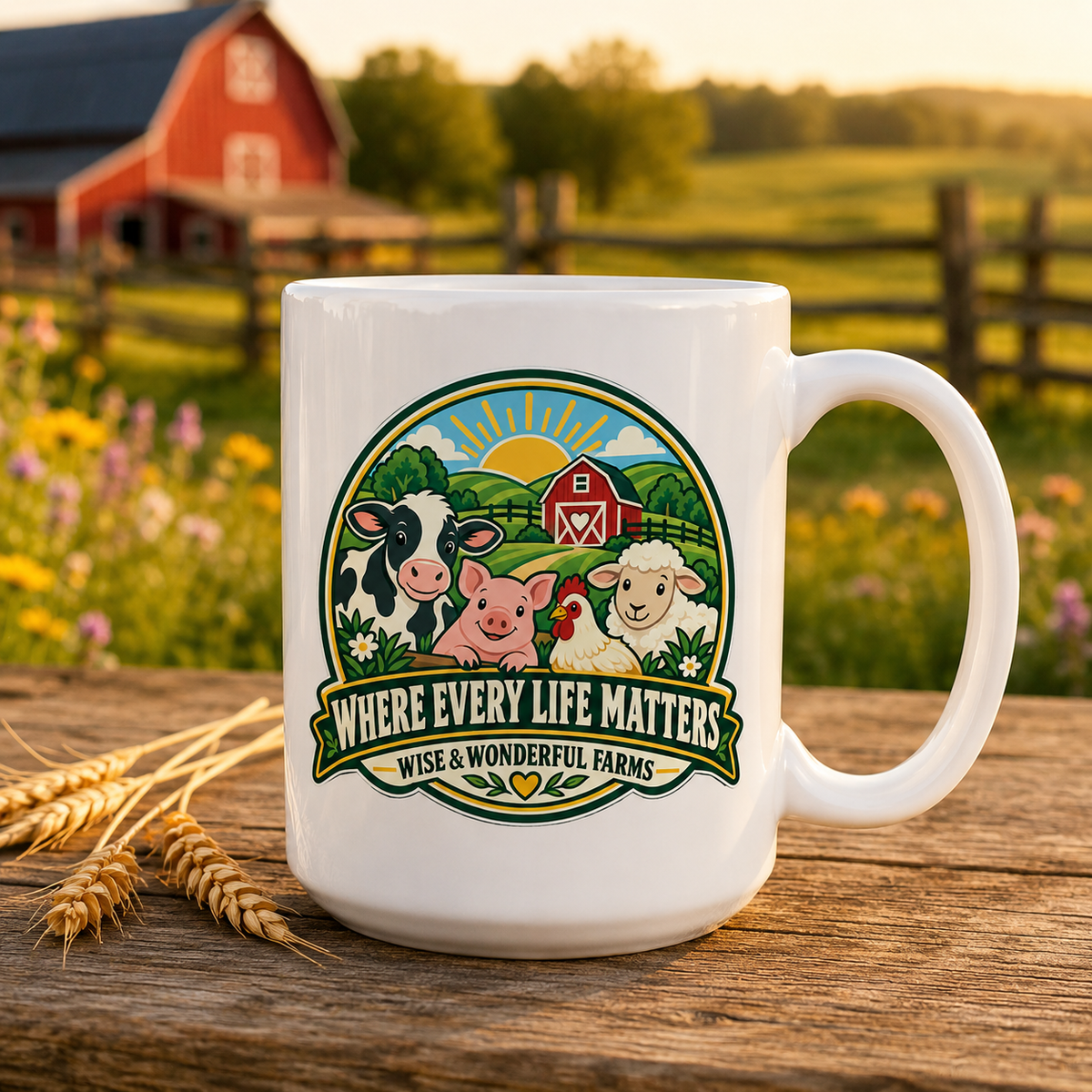 Where Every Life Matters 15 oz Coffee Mug