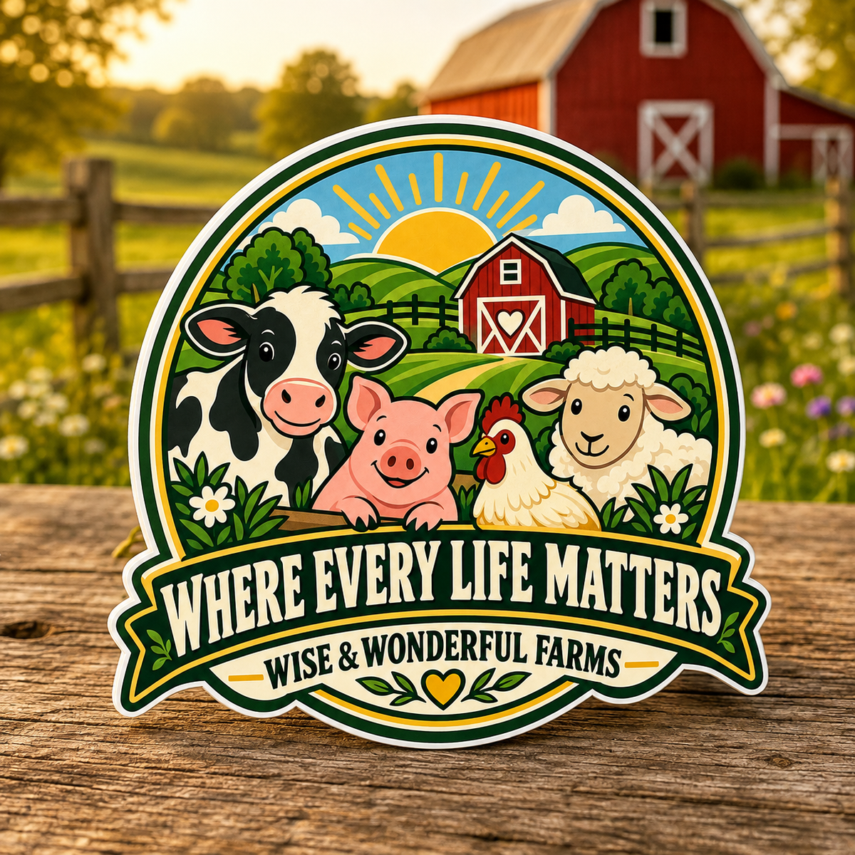 Where Every Life Matters Die-Cut Sticker