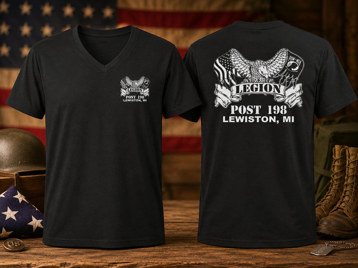 American Legion Post 198 V-Neck T-Shirt – All Gave Some