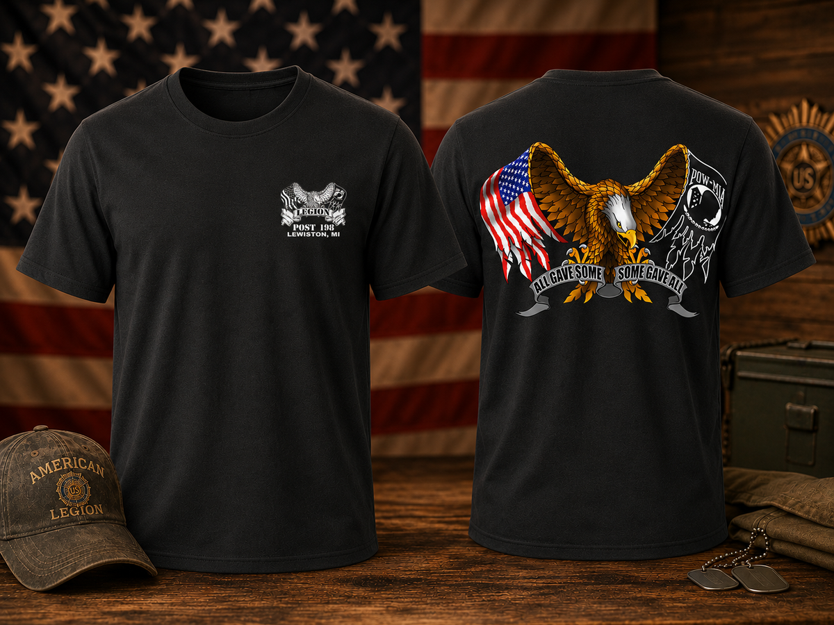 American Legion Post 198 Crew Neck T-Shirt – All Gave Some