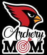 Cardinal Archery Mom Sticker