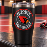 JL Youth Wrestling Club Logo 20 oz Polar Camel Tumbler