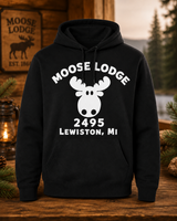 Lewiston Moose Lodge 2495 Moose Head Pullover Hoodie