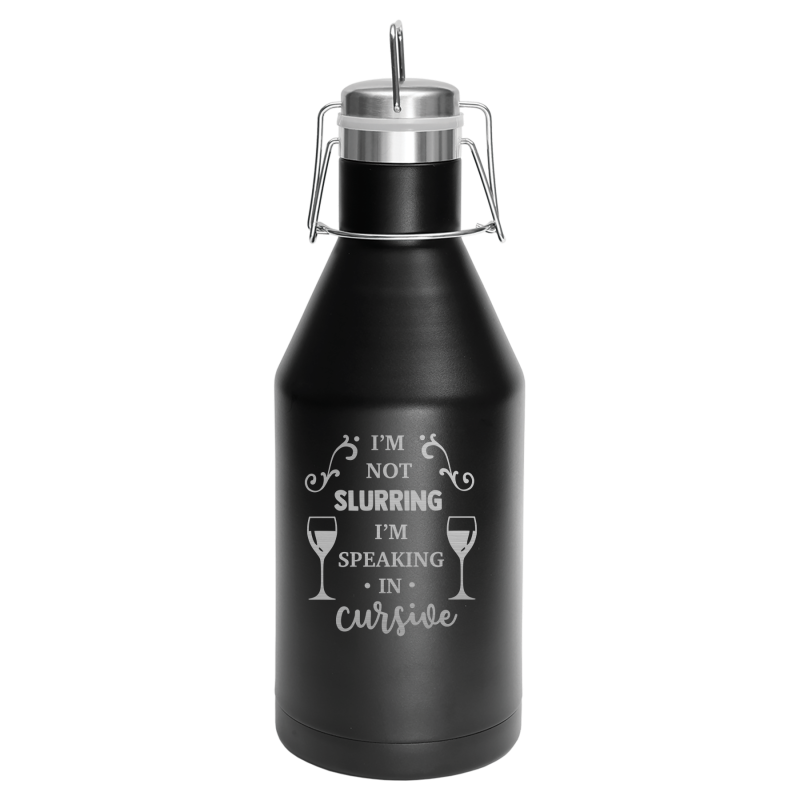 I'm not slurring, I'm speaking in cursive.