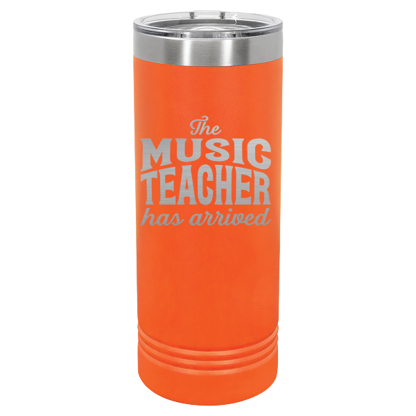 The music teacher has arrived.