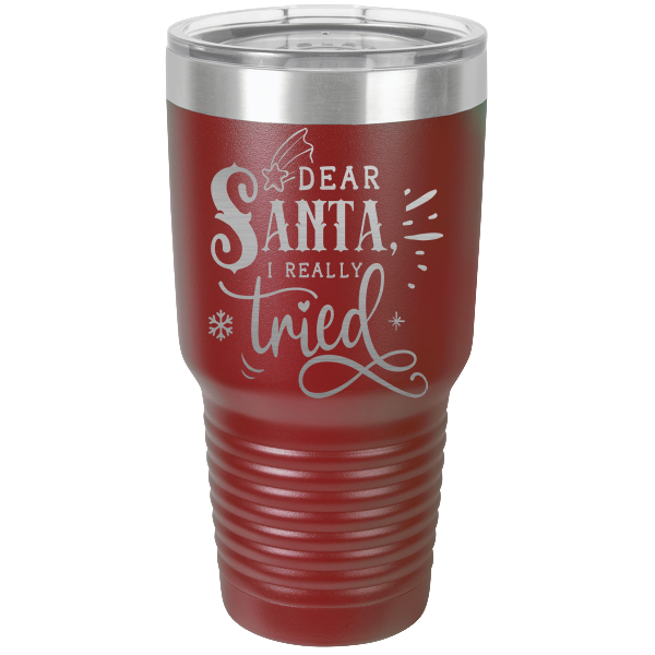 Dear Santa I really tried.
