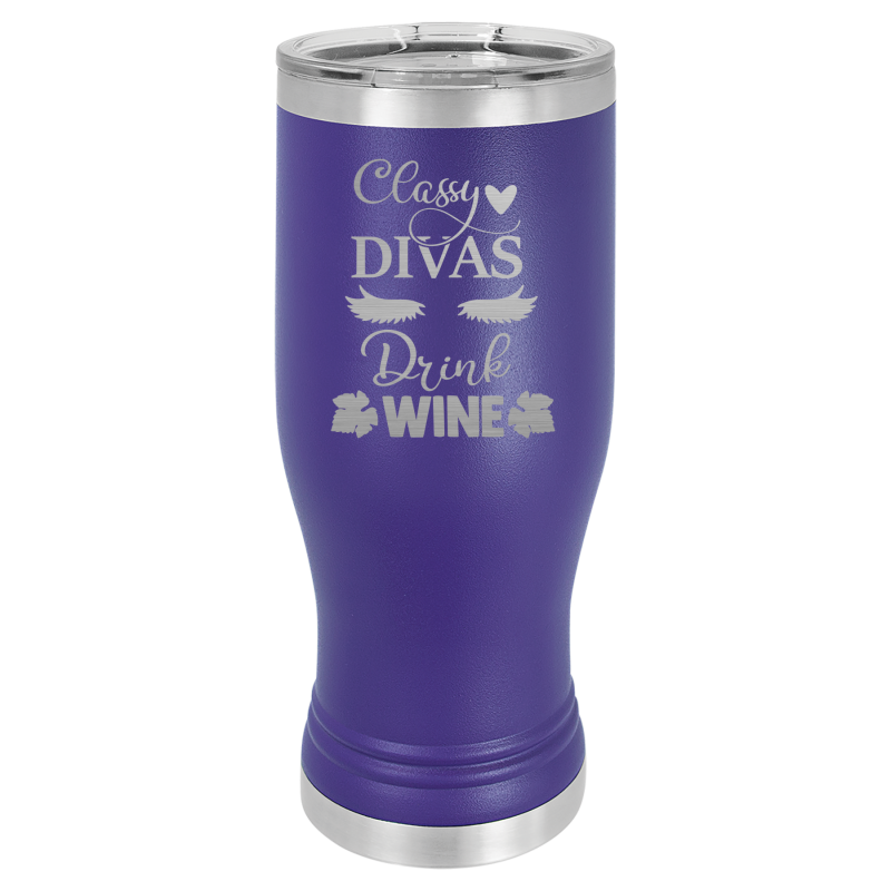 Classy divas drink wine.