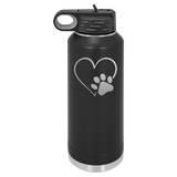 Heart, paw.