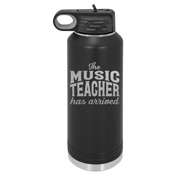 The music teacher has arrived.