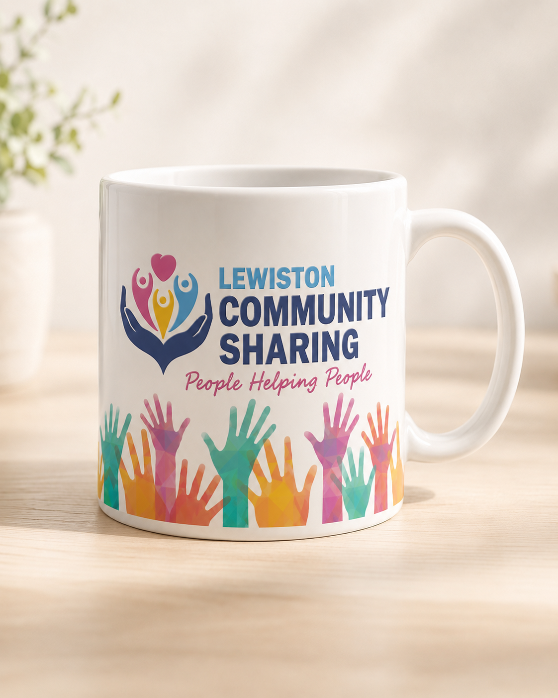 People Helping People Community Sharing Mug