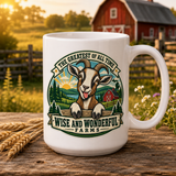 Greatest of All Time Goat 15 oz Coffee Mug